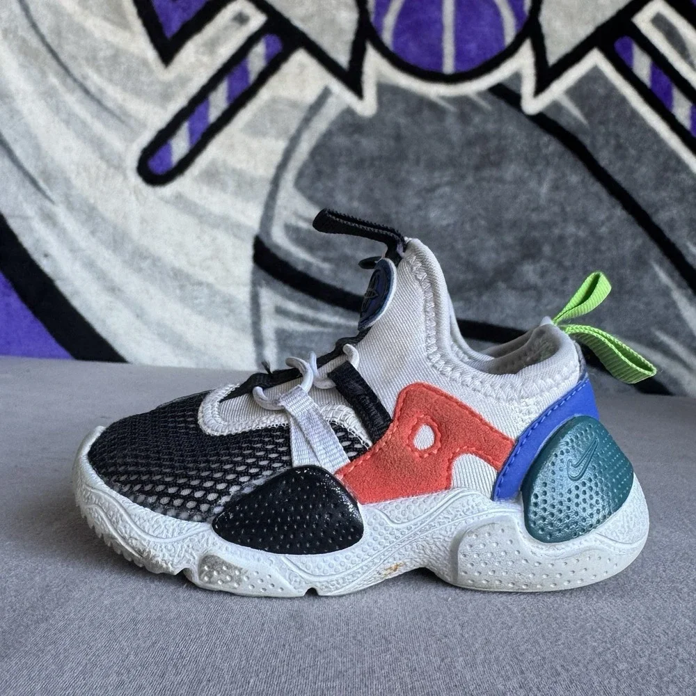 Size 6c - Nike Air Huarache E.D.G.E TXT Water Duck Sneakers Kids Multi Color